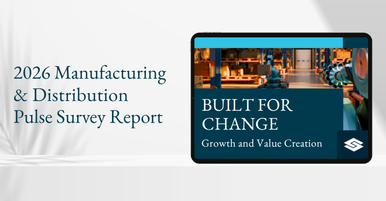 Manufacturing and Distribution Pulse Survey Report